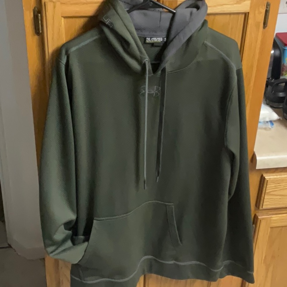 XXL Olive Green Under Armour Hoodie